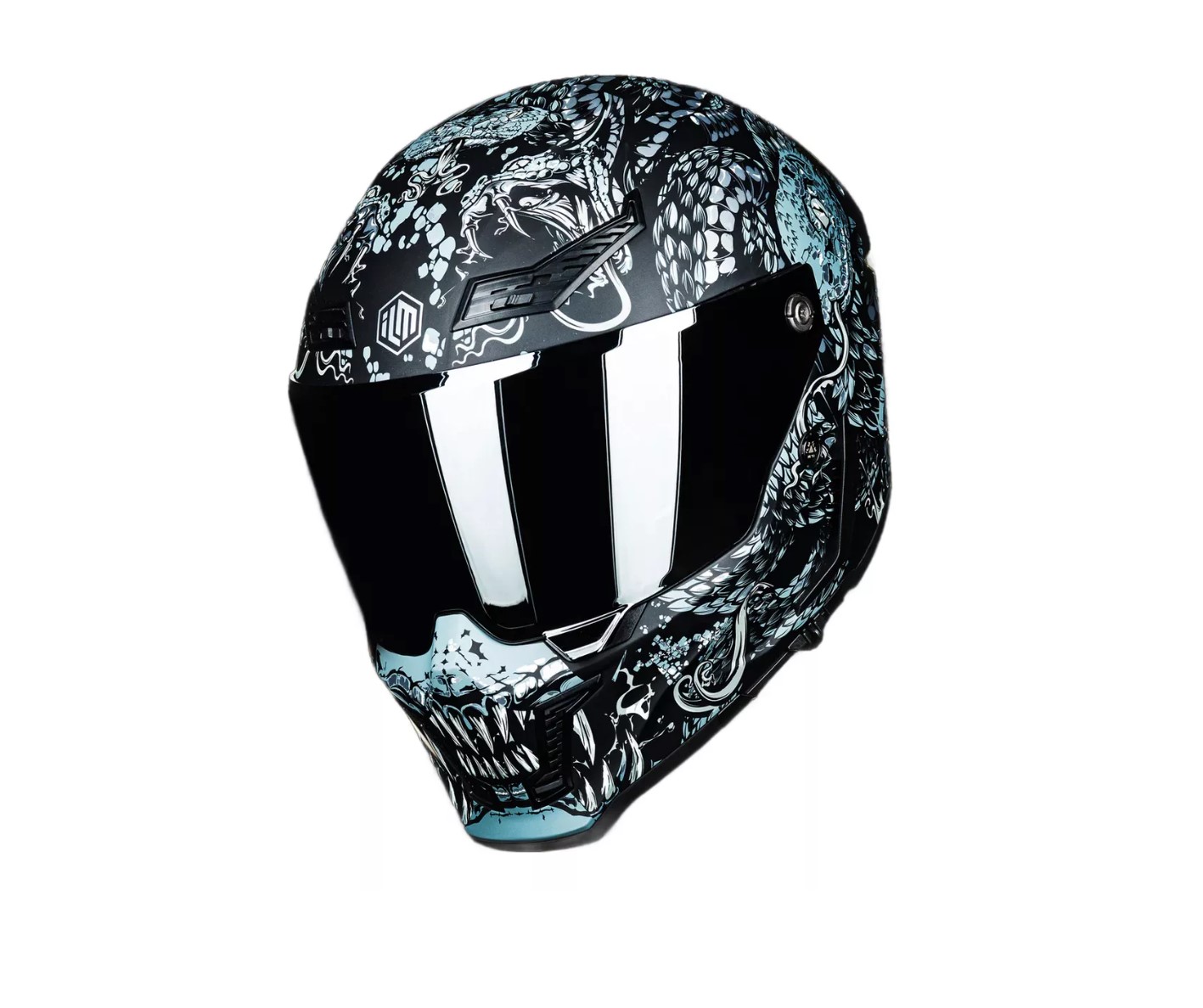 Foto 1 | Casco De Moto Integral Ilm Mf509 Mythology Silver