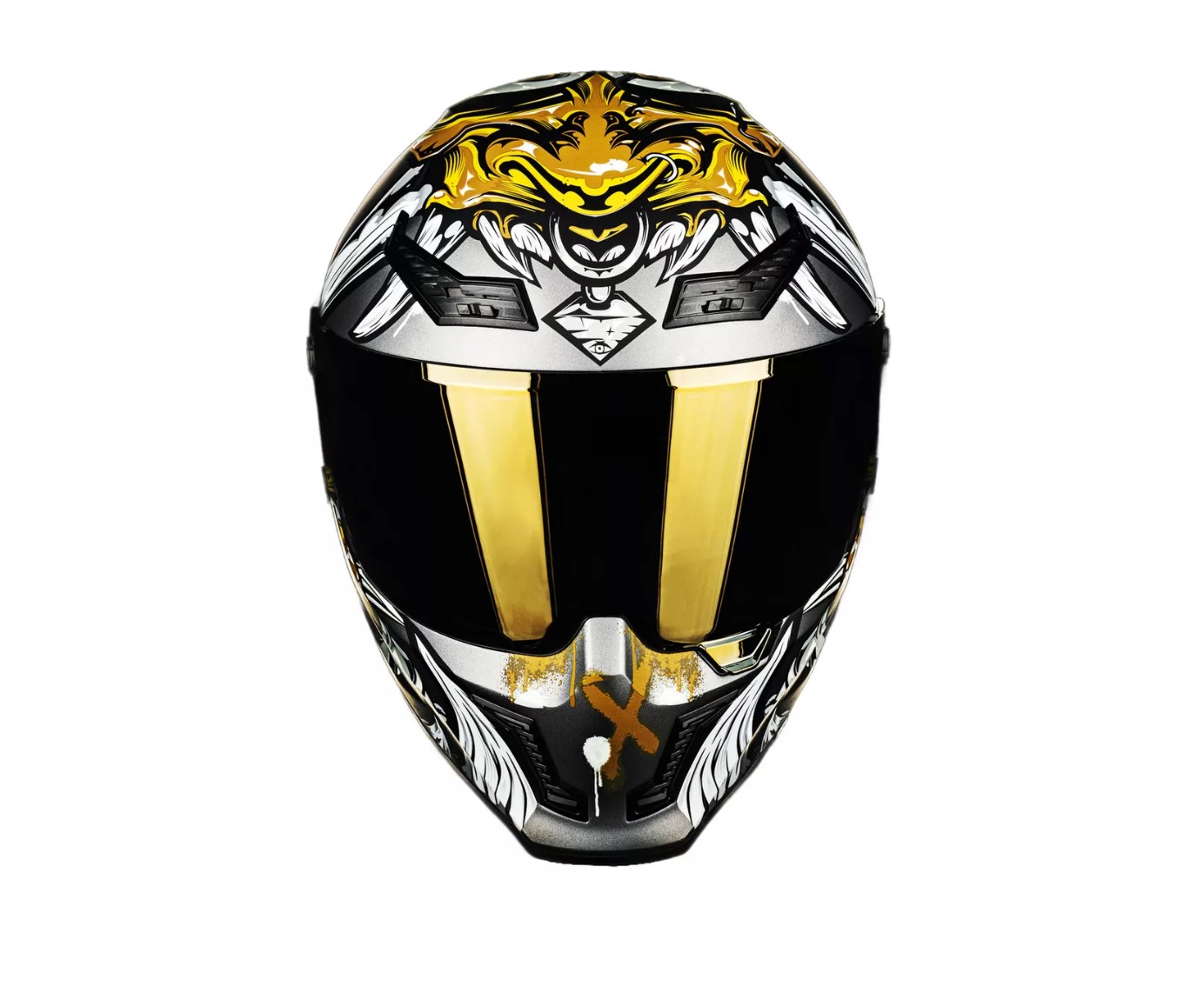 Foto 5 pulgar | Casco De Moto Integral Ilm Mf509 Ronin Gold