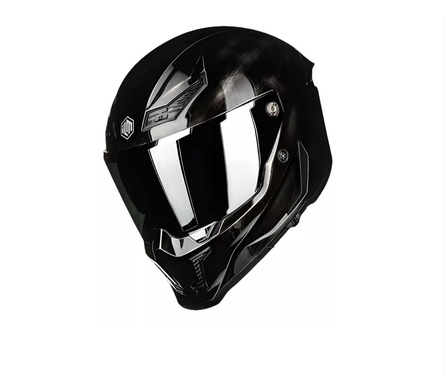 Casco De Moto Integral Ilm Mf509 War Damaged Grey $3,995