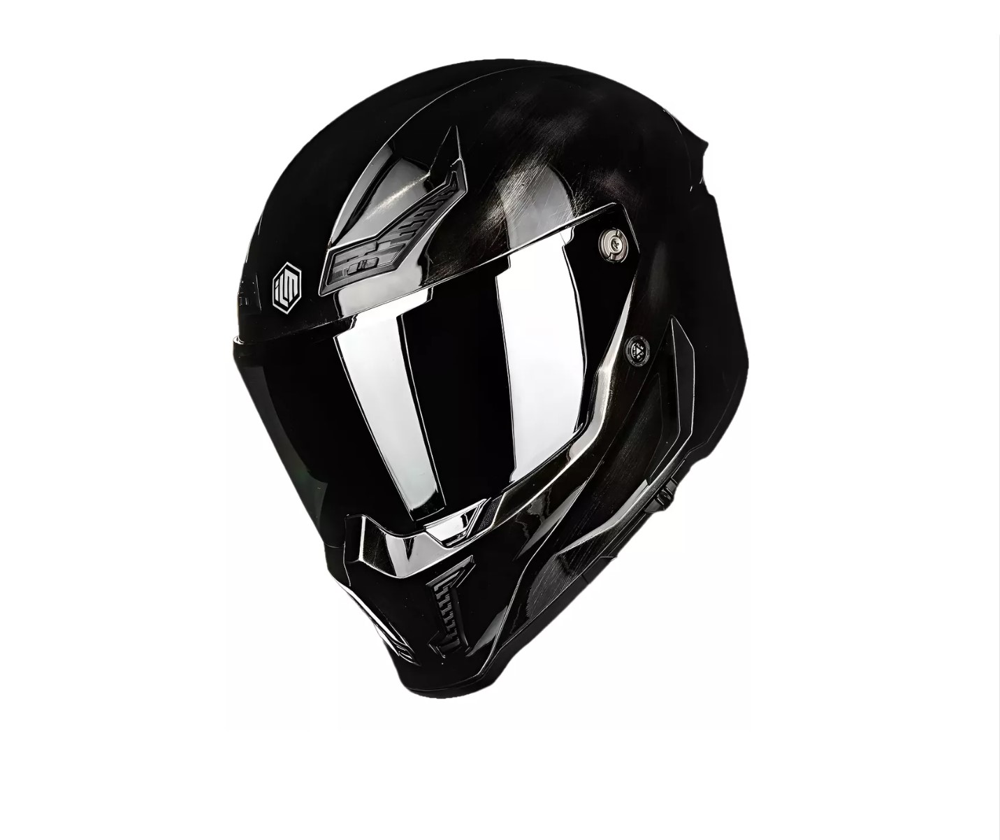 Foto 1 | Casco De Moto Integral Ilm Mf509 War Damaged Grey