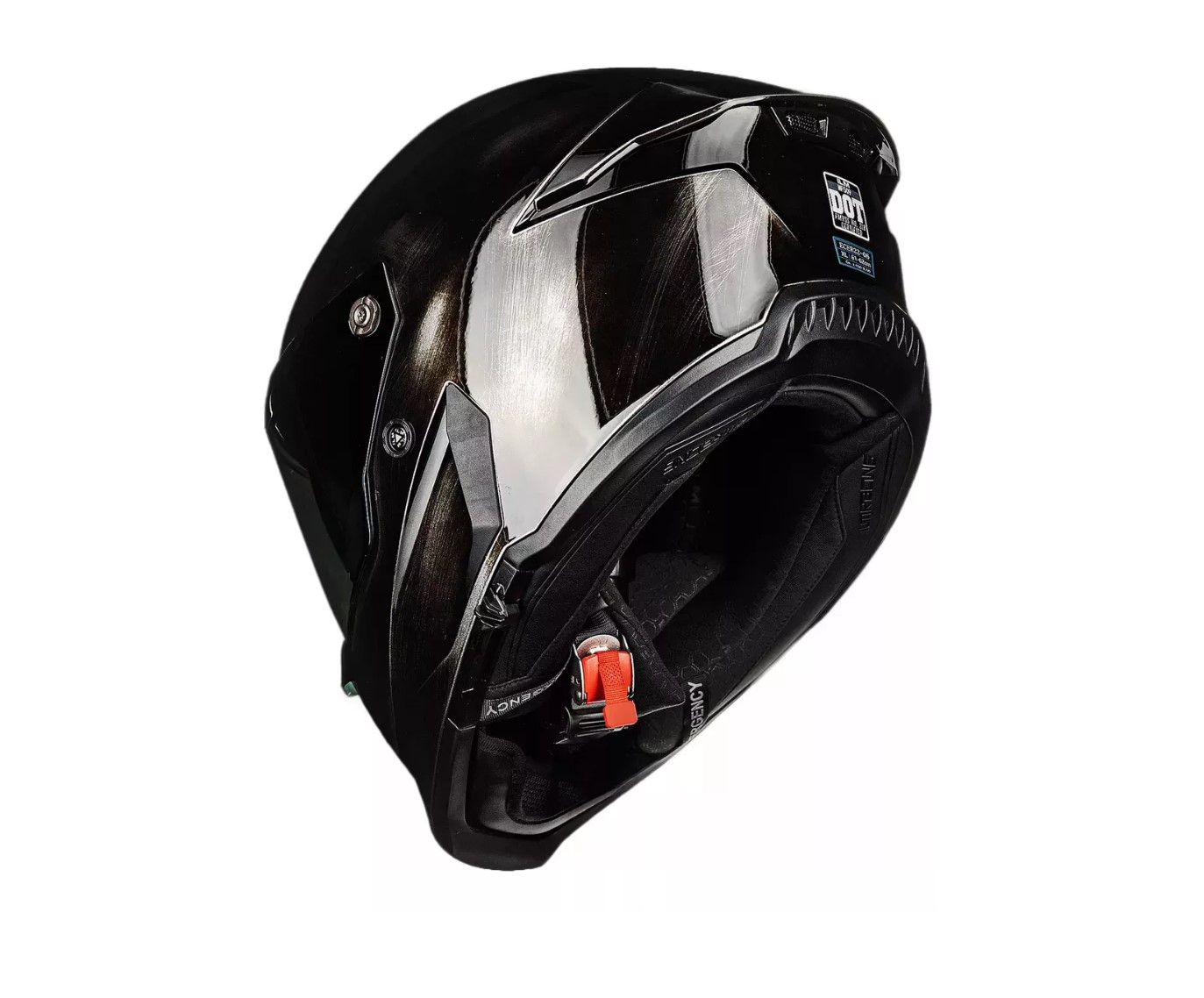Foto 4 pulgar | Casco De Moto Integral Ilm Mf509 War Damaged Grey