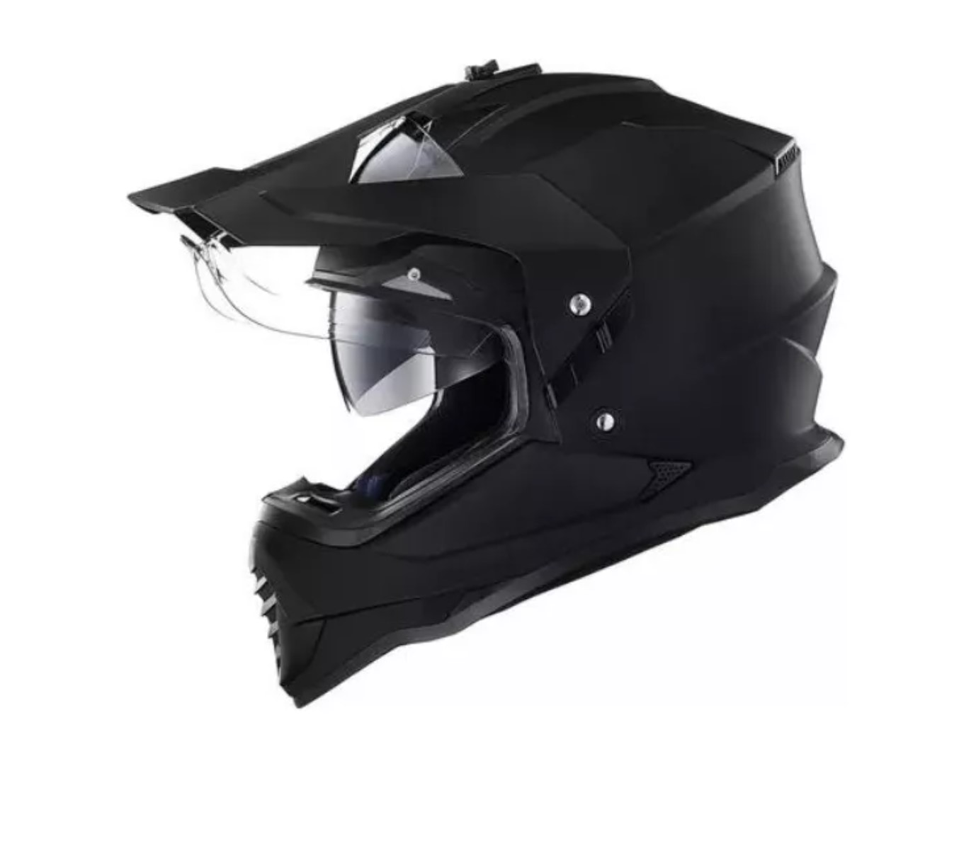 Foto 2 pulgar | Casco De Moto Dual Sport Ilm Ws902 Matte Black
