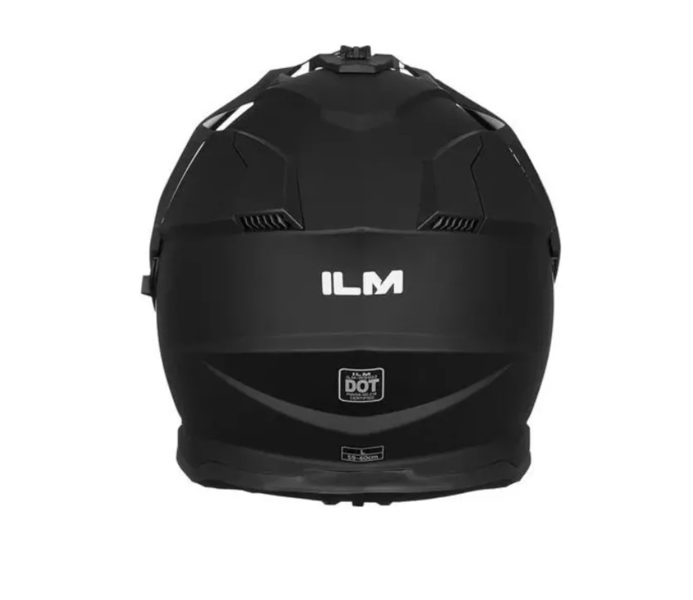Foto 4 | Casco De Moto Dual Sport Ilm Ws902 Matte Black