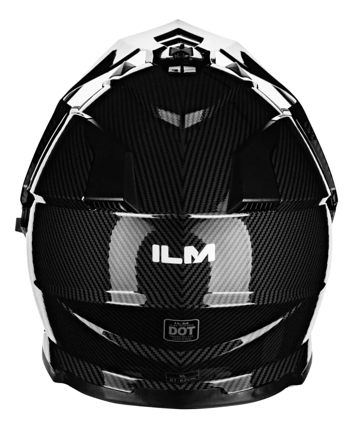 Foto 5 pulgar | Casco De Moto Dual Sport Ilm Ws902 Carbon Fiber