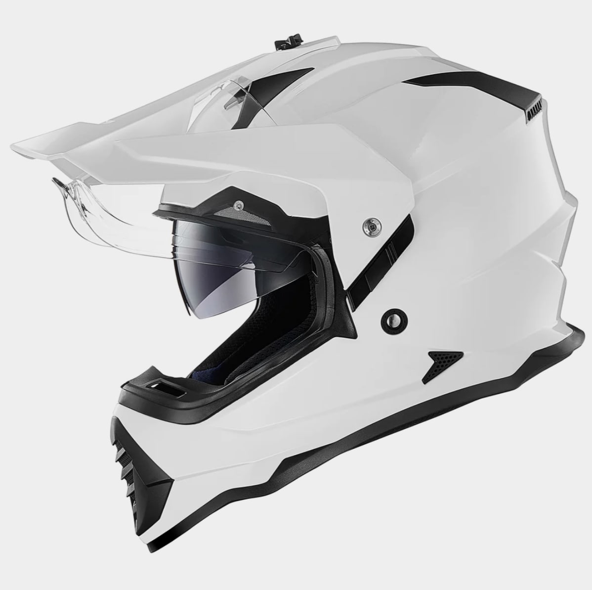 Casco De Moto Dual Sport Ilm Ws902 White $1,998