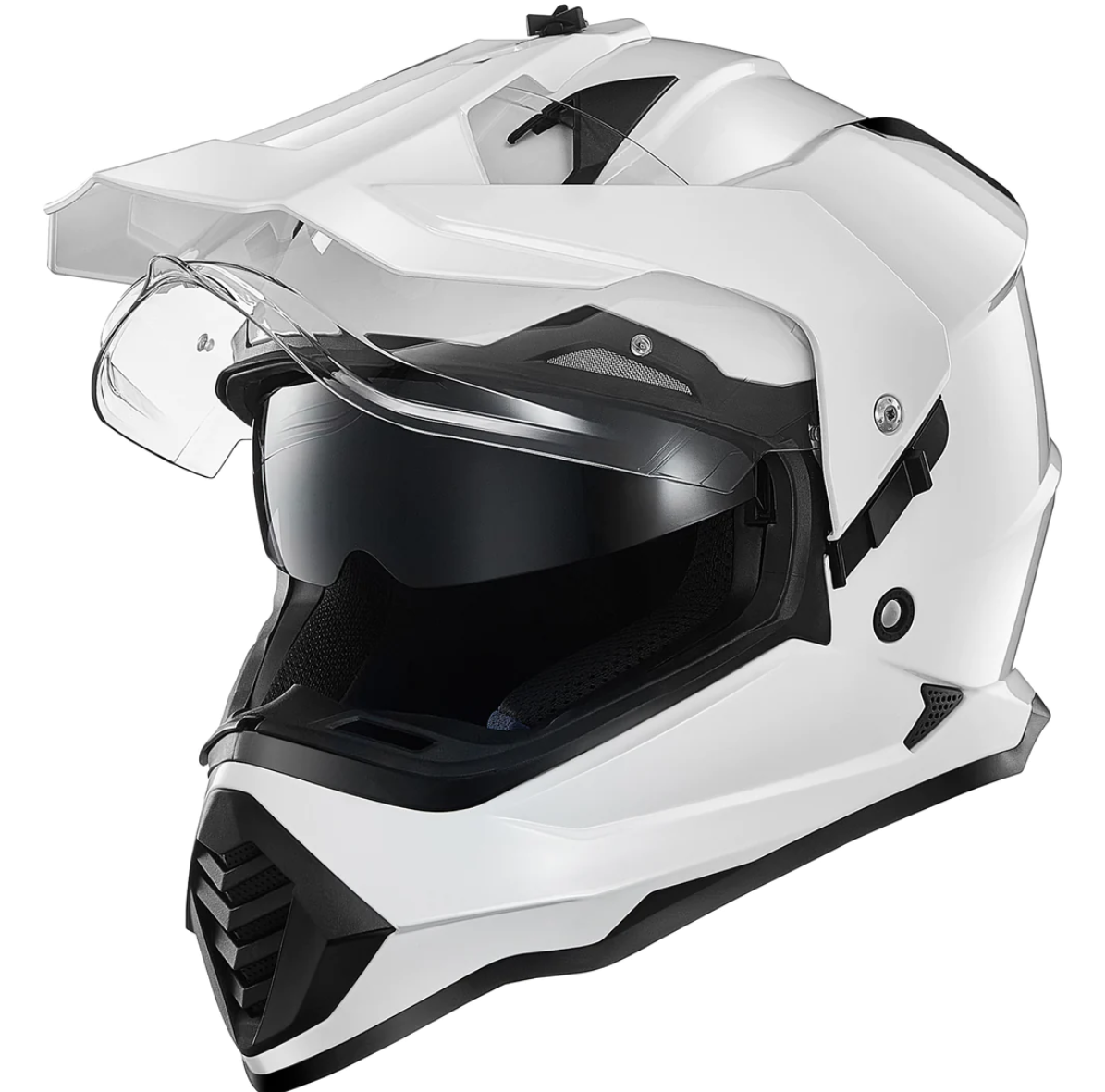 Foto 3 pulgar | Casco De Moto Dual Sport Ilm Ws902 White