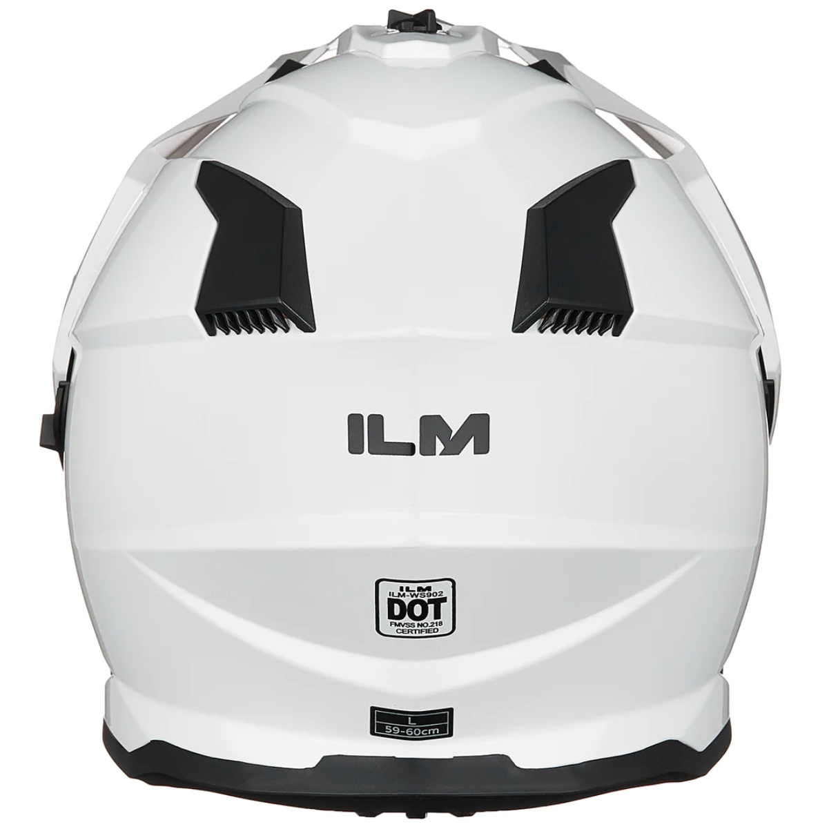 Foto 5 pulgar | Casco De Moto Dual Sport Ilm Ws902 White