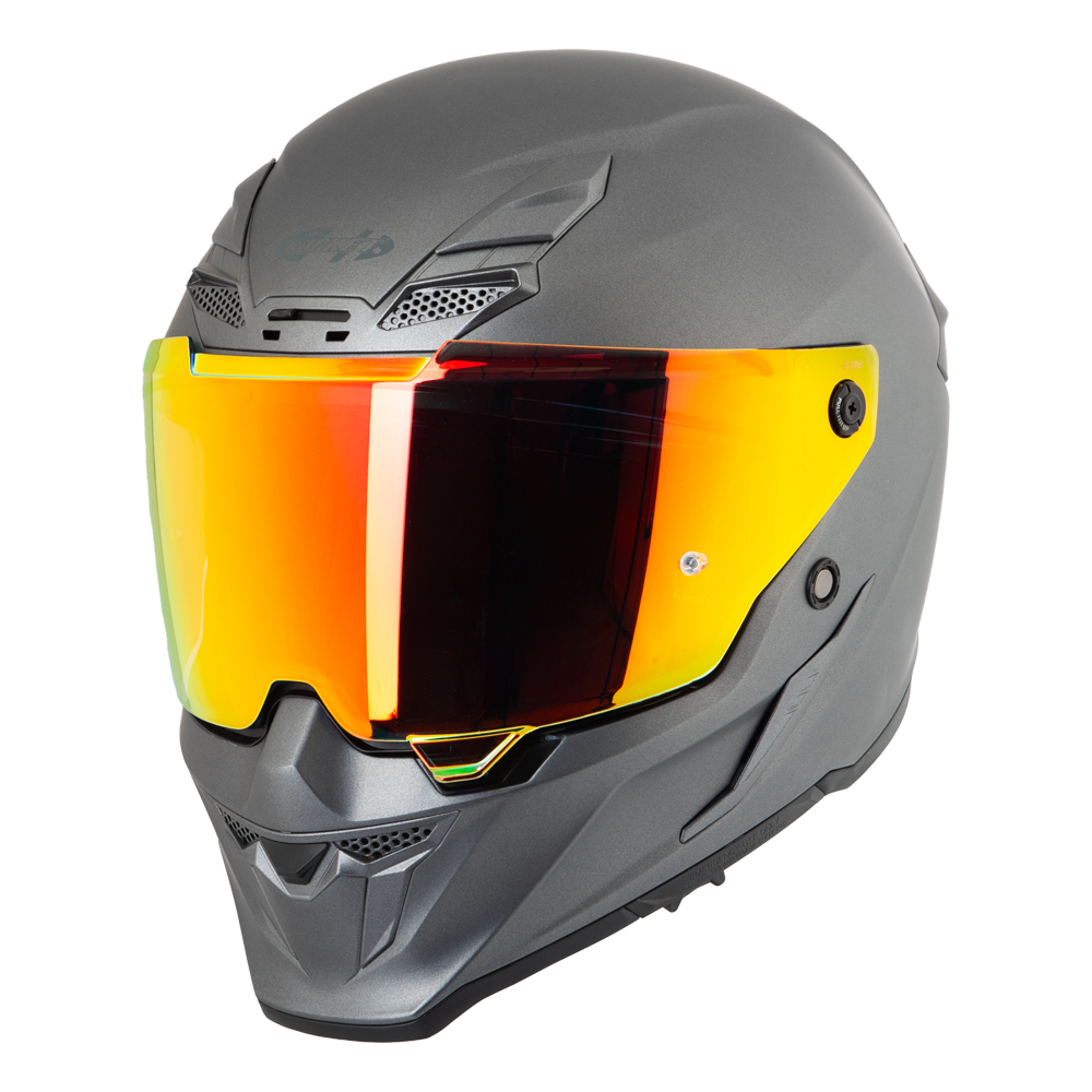 Foto 2 pulgar | Casco Cerrado Joe Rocket Rkt 240 Ion Titanium + Mica Iridium