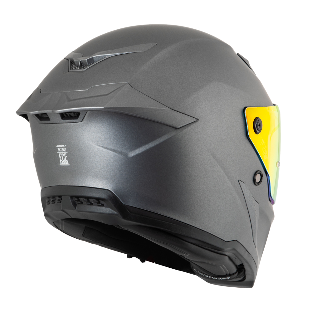 Foto 4 pulgar | Casco Cerrado Joe Rocket Rkt 240 Ion Titanium + Mica Iridium