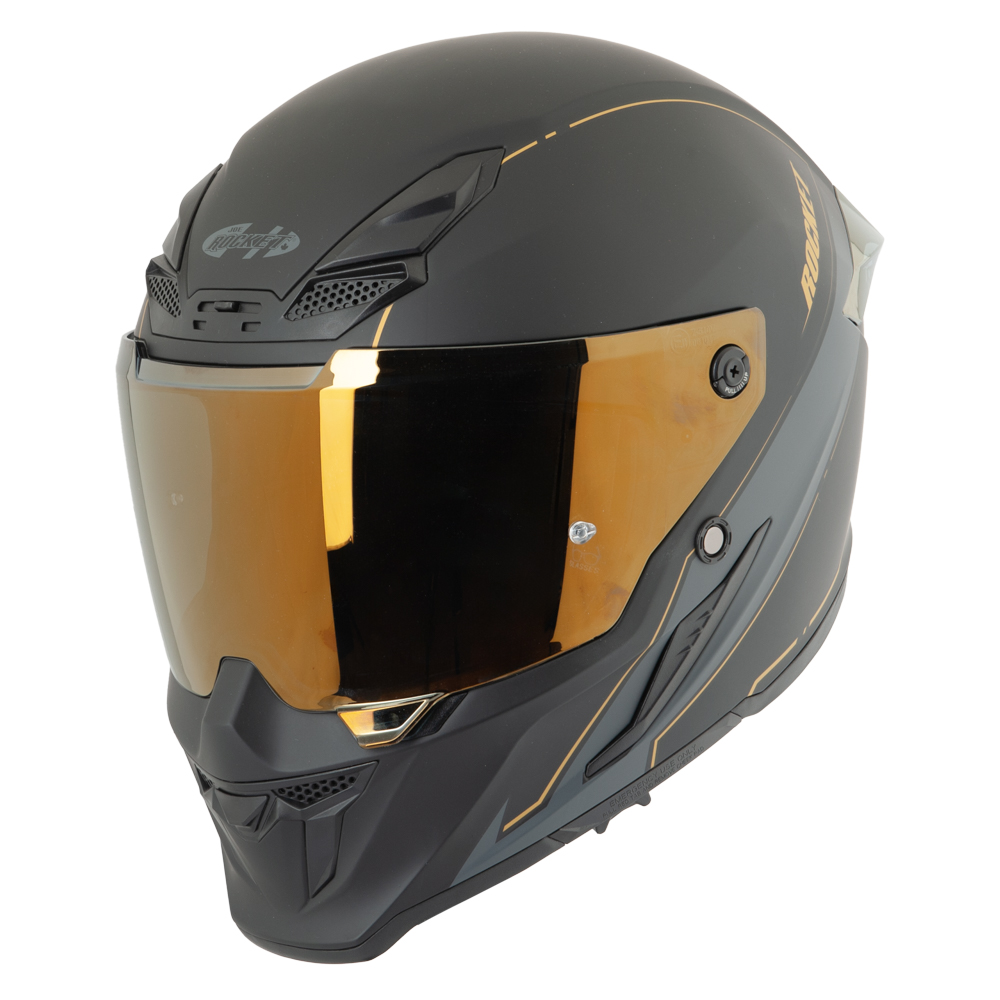 Casco Cerrado Joe Rocket Rkt 240 Solar Flare Dorado