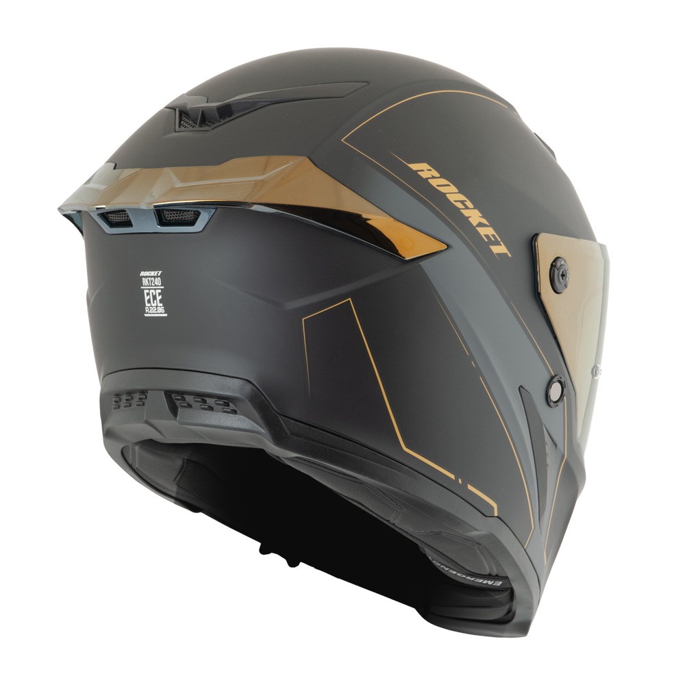 Foto 4 | Casco Cerrado Joe Rocket Rkt 240 Solar Flare Dorado