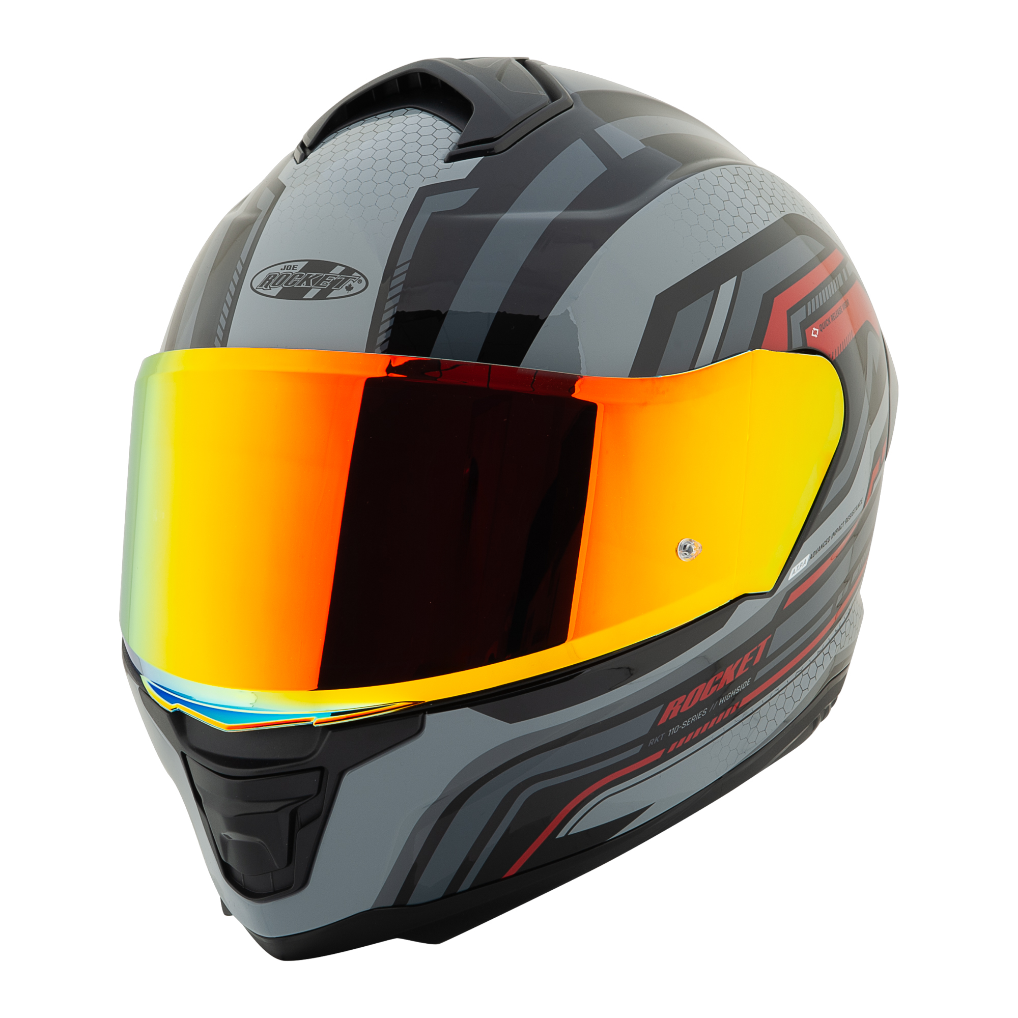 Foto 1 | Casco Integral Rkt 110 Highside Charcoal + Mica Iridium