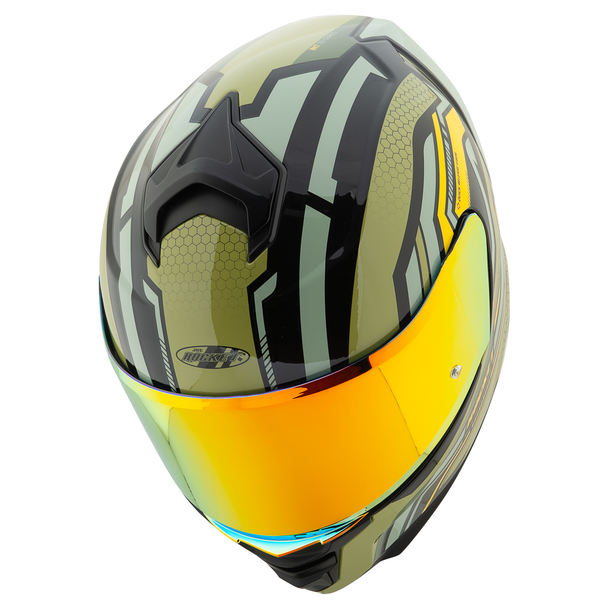 Foto 5 pulgar | Casco Integral Rkt 110 Highside Olive + Mica Iridium