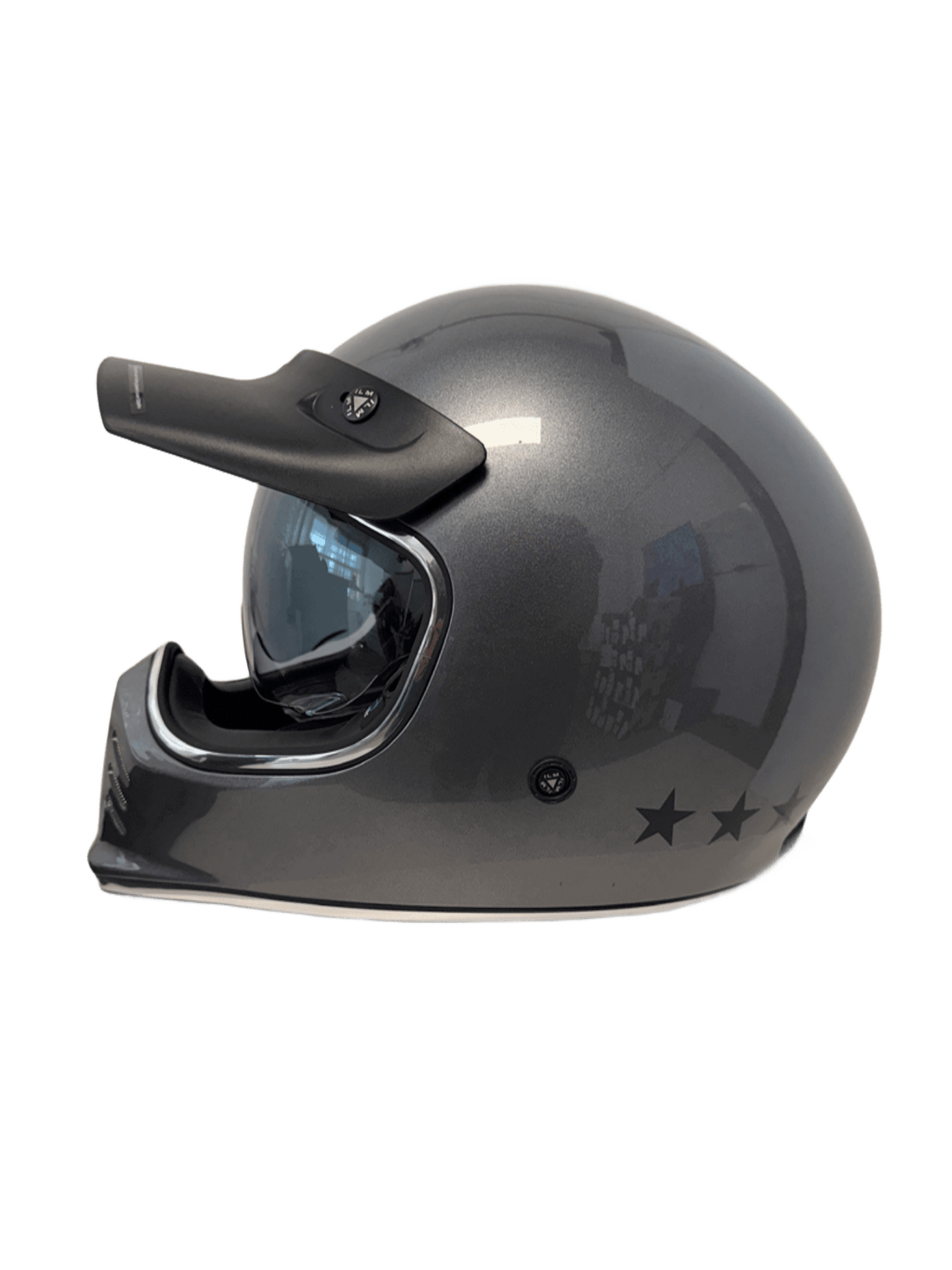 Foto 4 pulgar | Casco De Moto Ilm Z502 Hero Gray