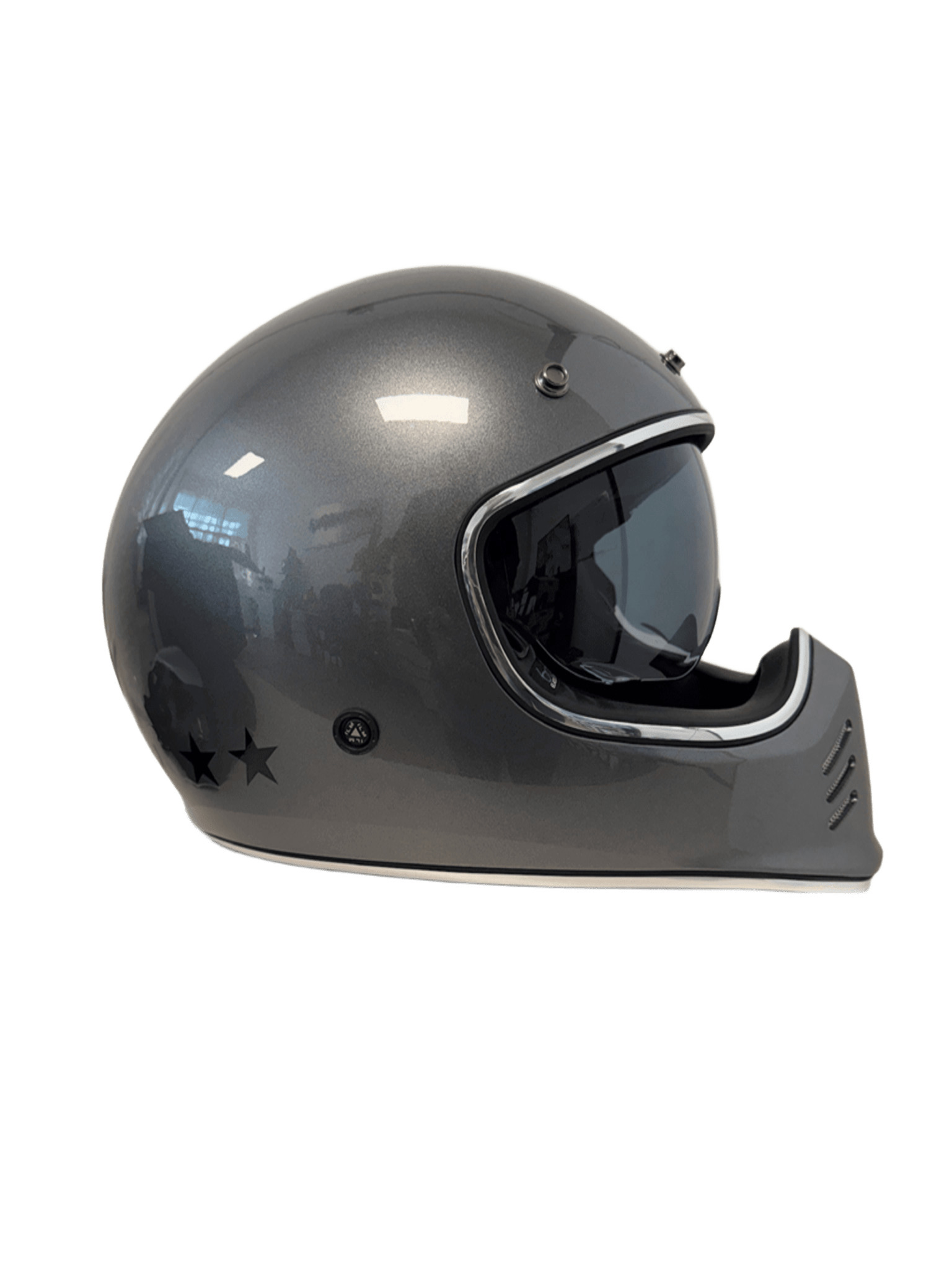 Foto 5 pulgar | Casco De Moto Ilm Z502 Hero Gray