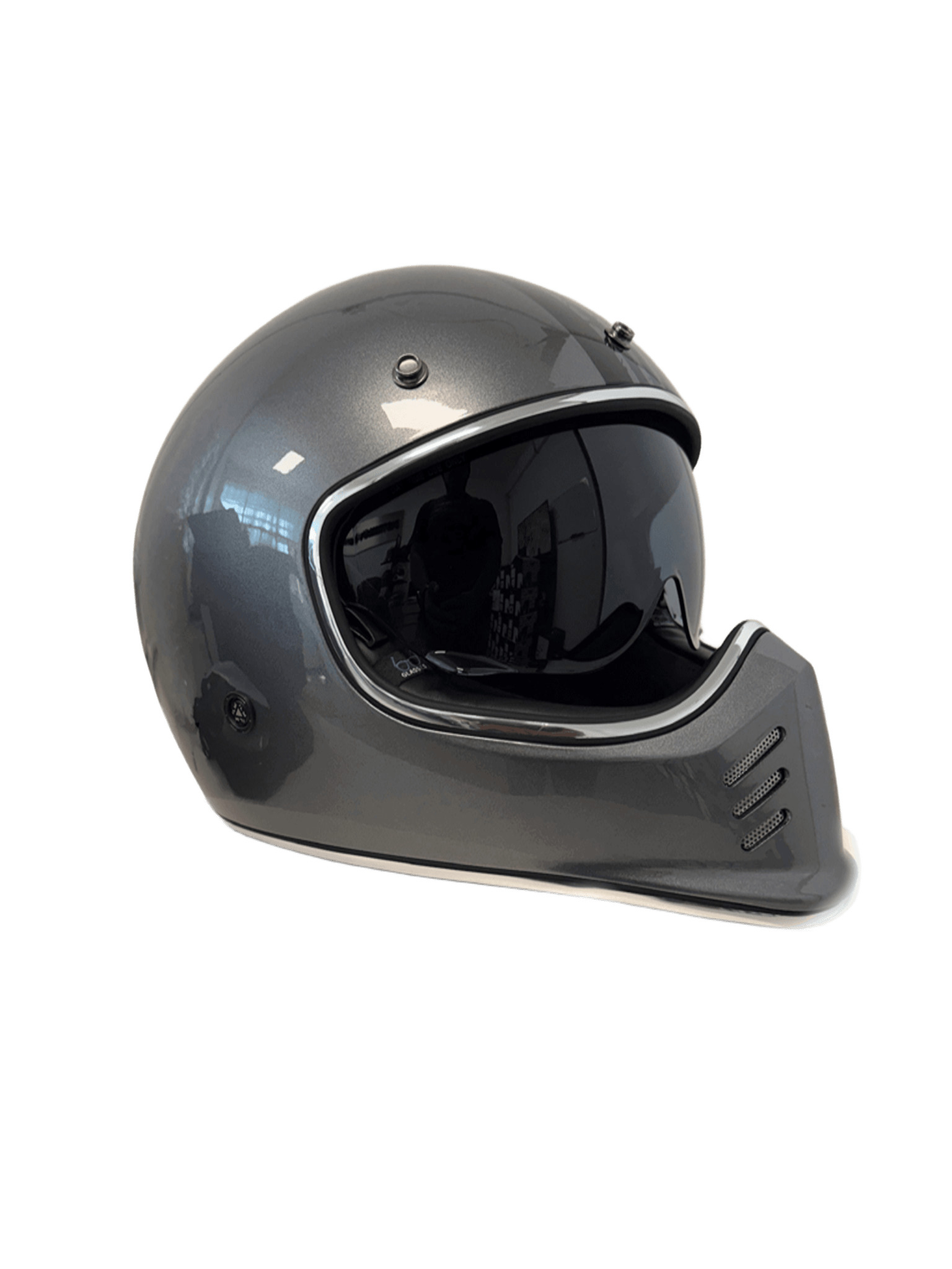Foto 6 pulgar | Casco De Moto Ilm Z502 Hero Gray