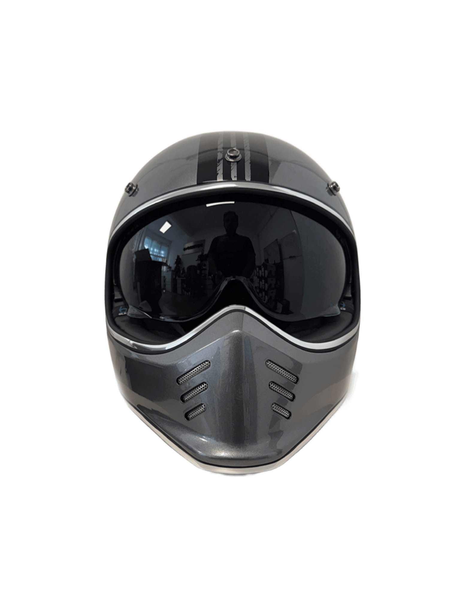 Foto 7 pulgar | Casco De Moto Ilm Z502 Hero Gray