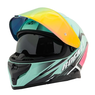 Foto 2 | Casco Cerrado Joe Rocket Rkt 210 Sonic Turquesa + Mica Iridium