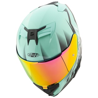 Foto 4 | Casco Cerrado Joe Rocket Rkt 210 Sonic Turquesa + Mica Iridium