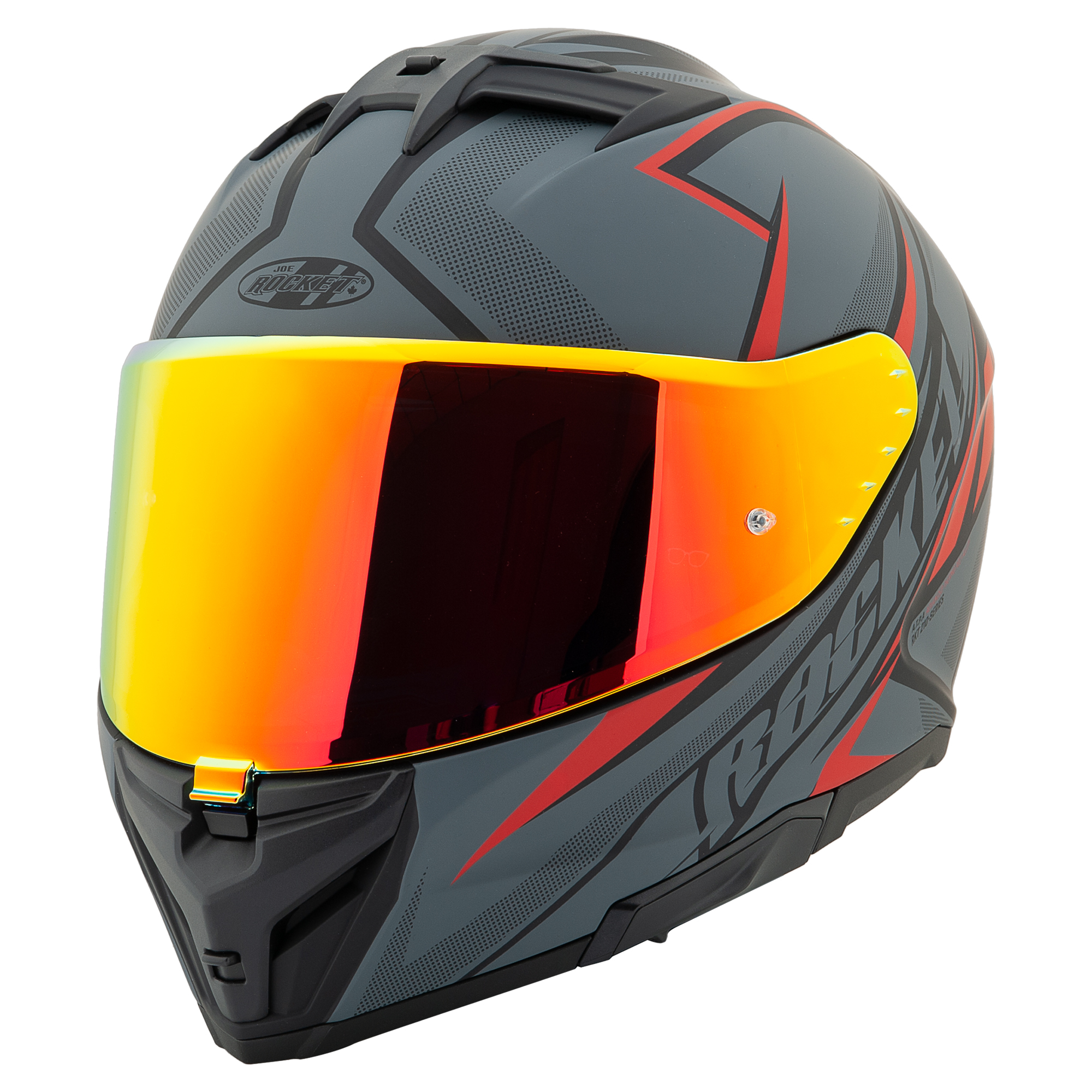 Casco Cerrado Joe Rocket Rkt 210 Reactor Negro + Mica Iridium