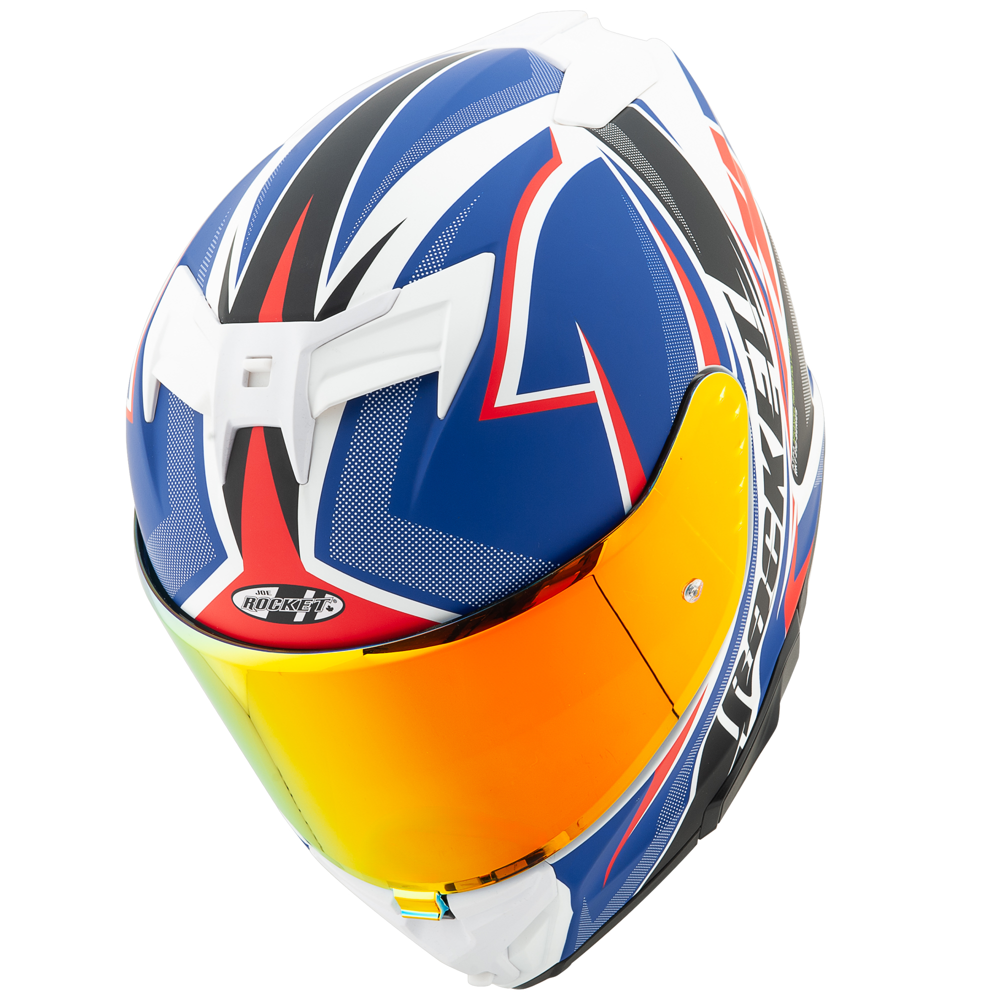 Foto 5 pulgar | Casco Cerrado Joe Rocket Rkt 210 Reactor American Flag + Mica Iridium