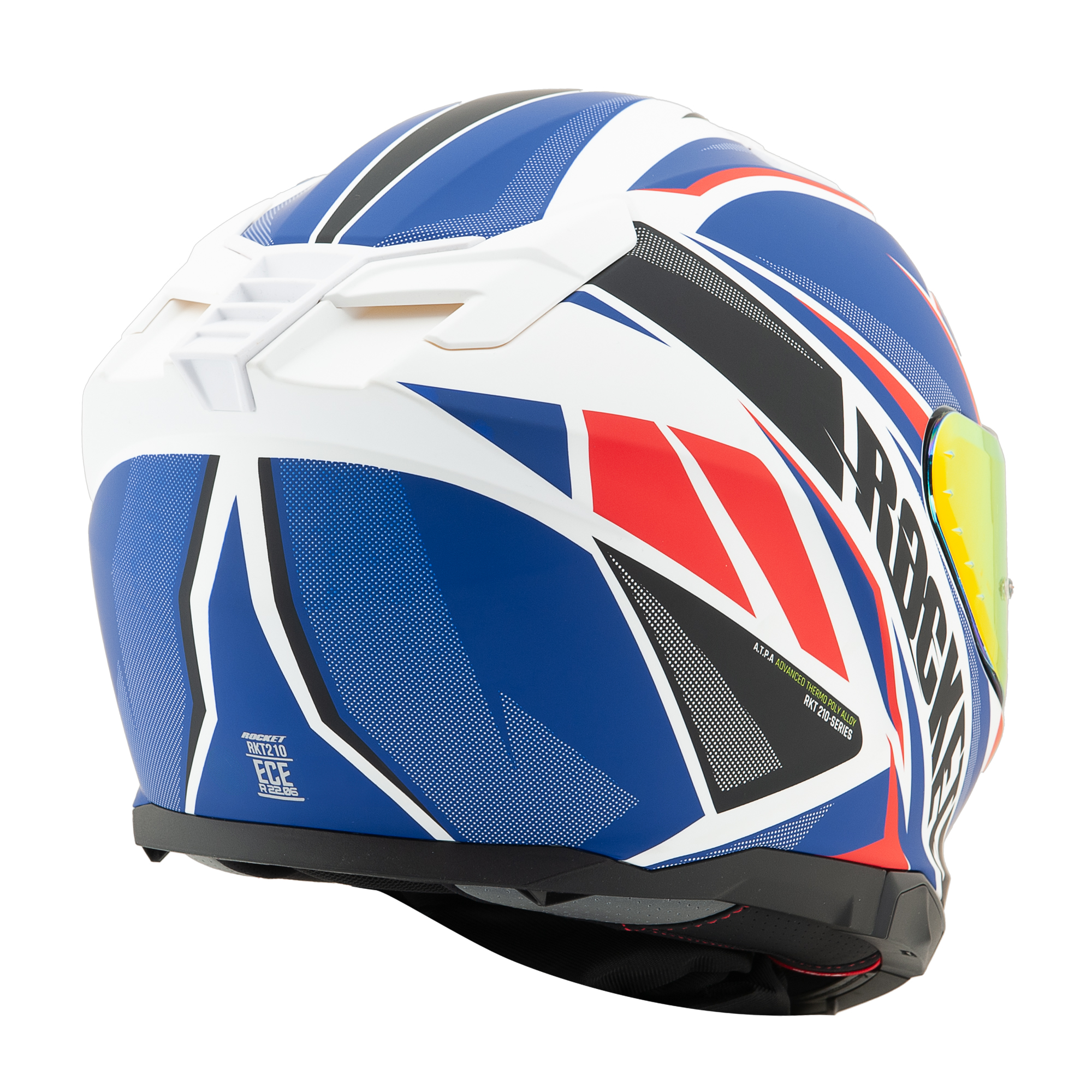 Foto 6 pulgar | Casco Cerrado Joe Rocket Rkt 210 Reactor American Flag + Mica Iridium