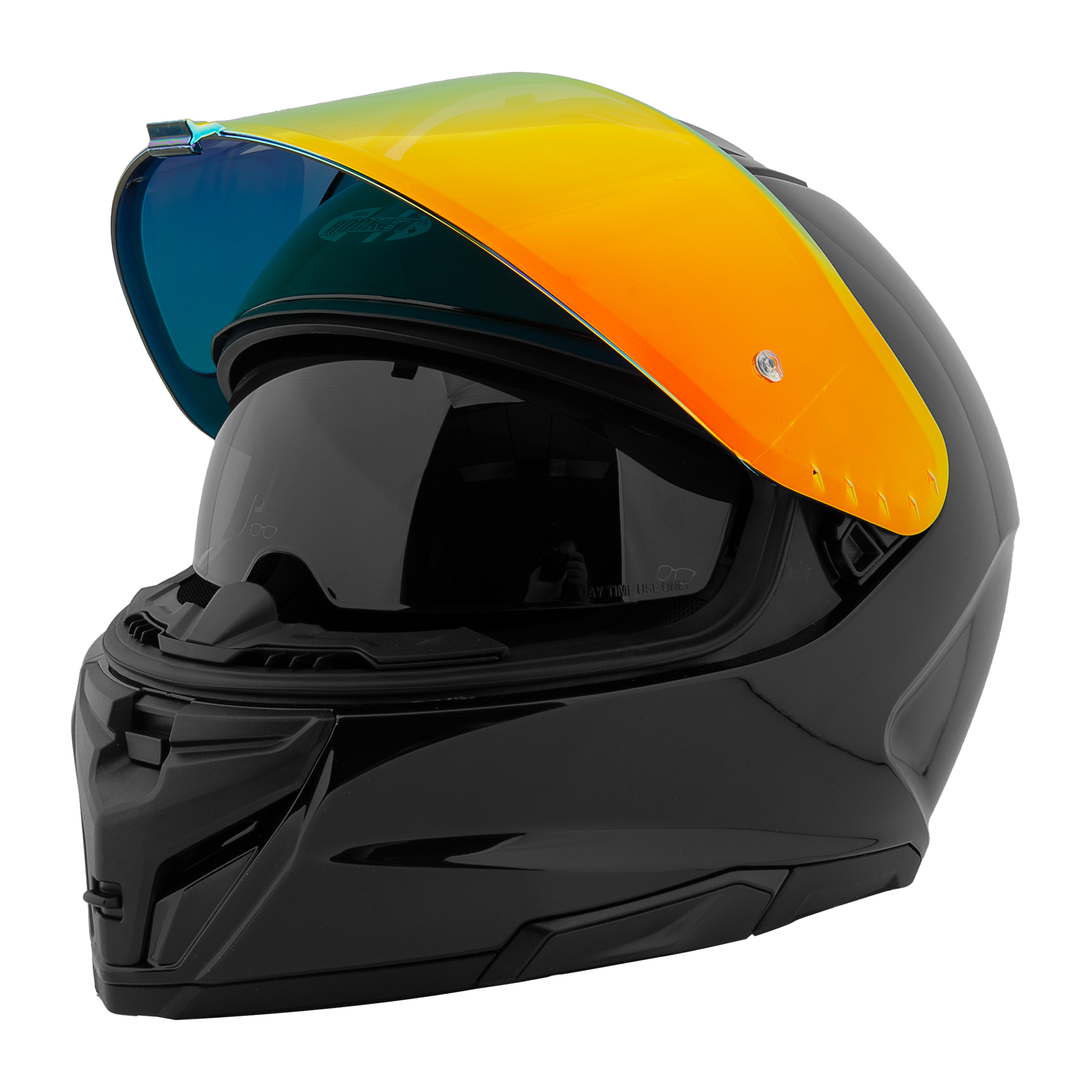Foto 4 pulgar | Casco Joe Rocket Rkt 210 Ion Negro Para Motociclista
