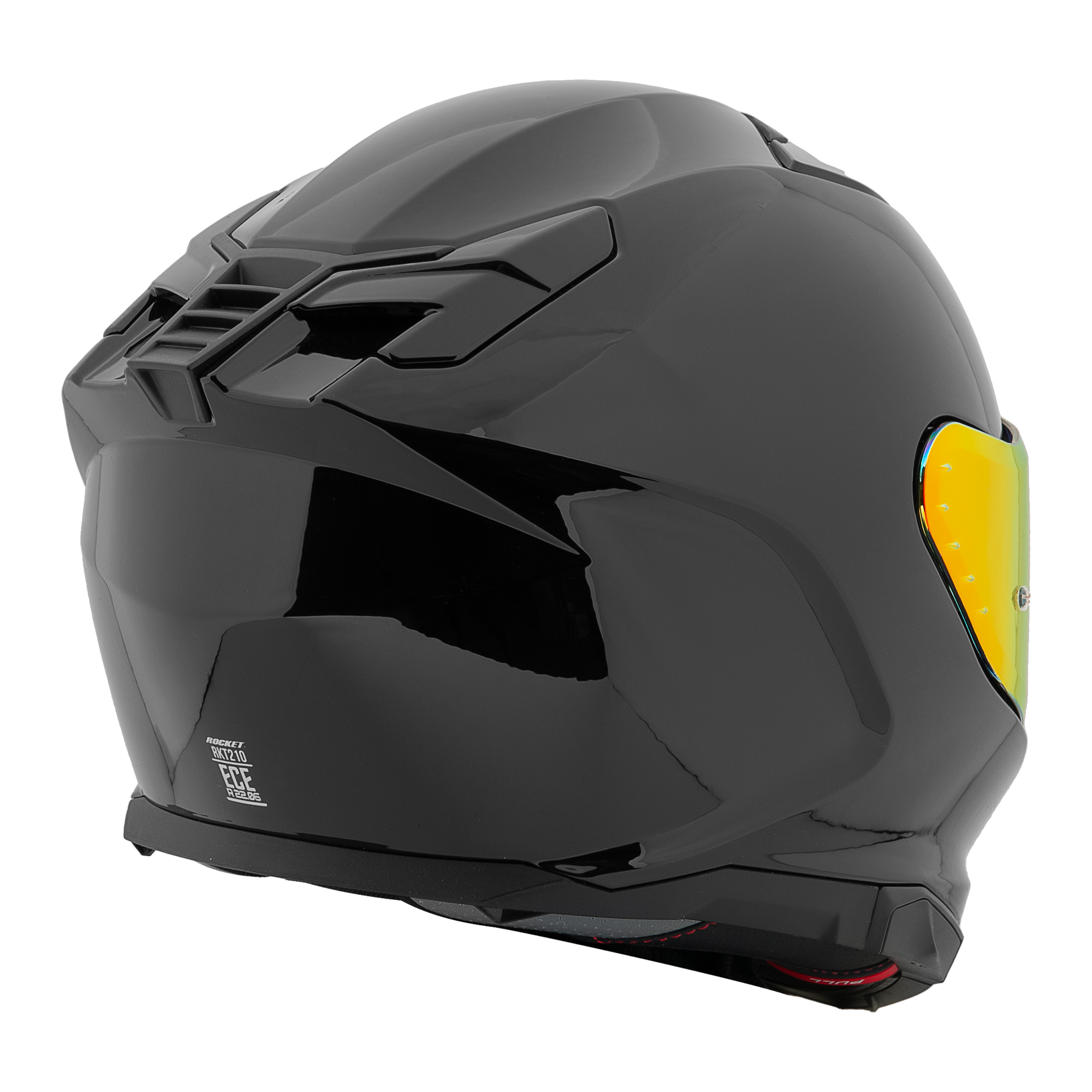 Foto 5 pulgar | Casco Joe Rocket Rkt 210 Ion Negro Para Motociclista