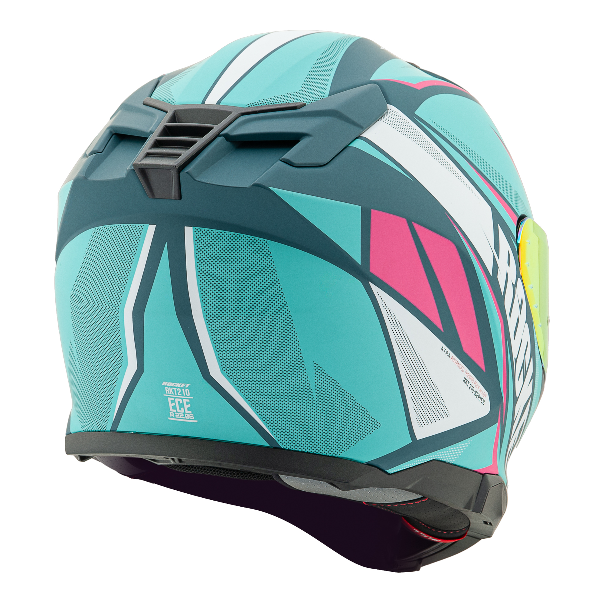 Foto 5 | Casco Cerrado Joe Rocket Rkt 210 Reactor Turquesa + Mica Iridium
