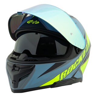 Foto 2 | Casco Cerrado Joe Rocket Rkt 210 Reactor Azul + Mica Iridium