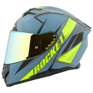 Foto 3 | Casco Cerrado Joe Rocket Rkt 210 Reactor Azul + Mica Iridium