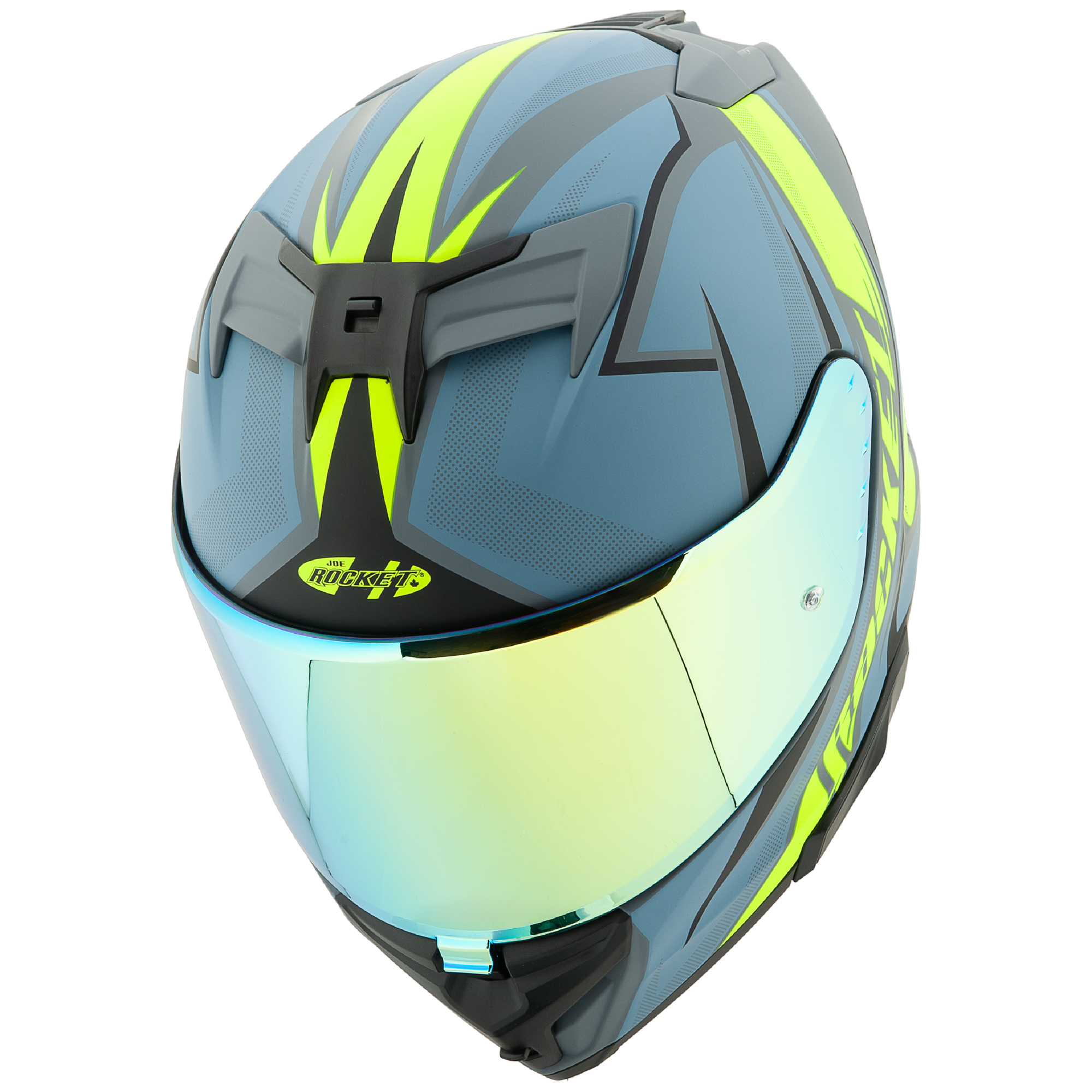 Foto 5 pulgar | Casco Cerrado Joe Rocket Rkt 210 Reactor Azul + Mica Iridium