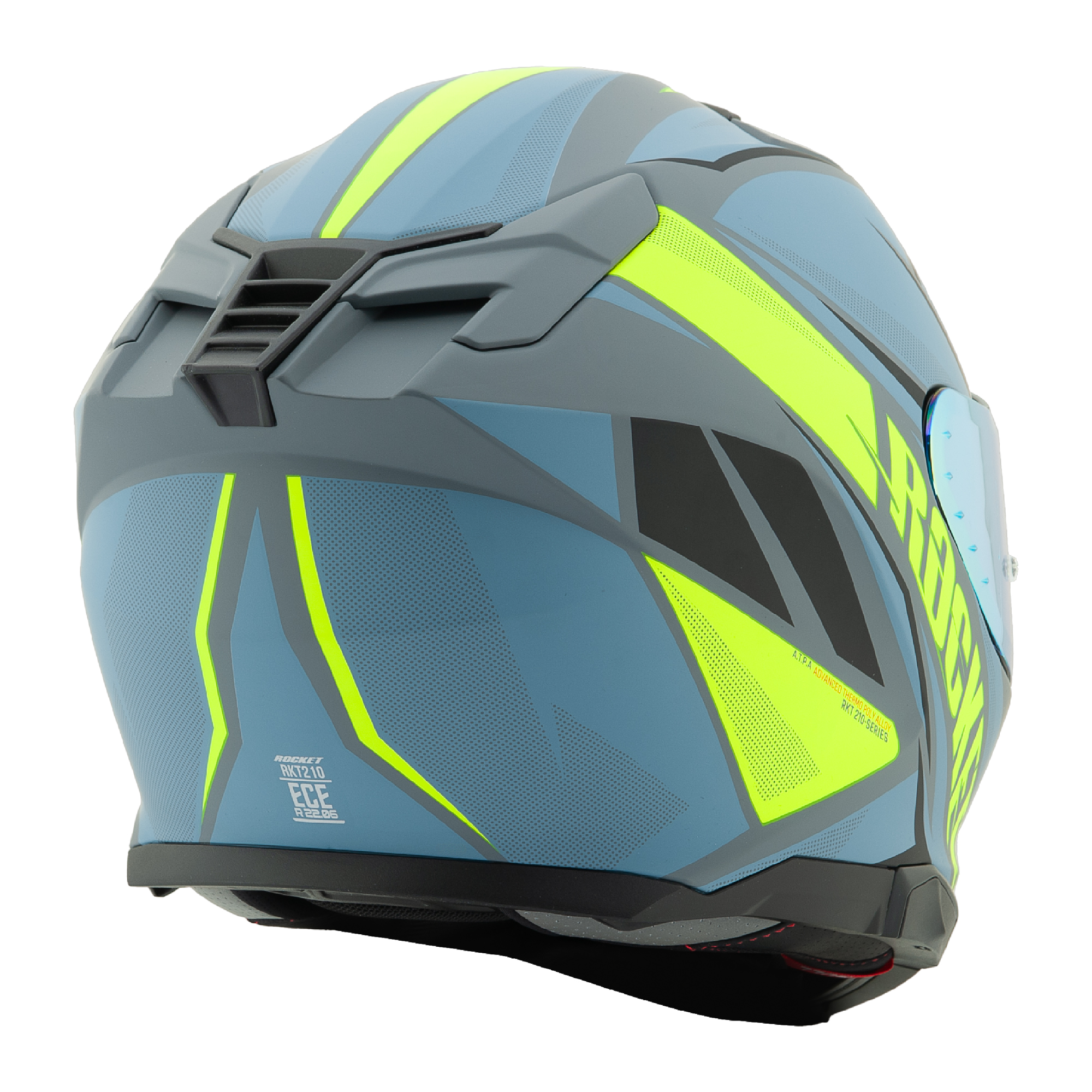 Foto 6 pulgar | Casco Cerrado Joe Rocket Rkt 210 Reactor Azul + Mica Iridium