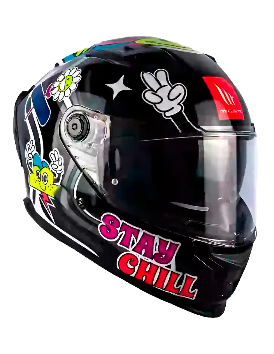 Foto 2 pulgar | Casco Moto Mt Helmets Braker B3 Doble Certificado Ece Y Dot