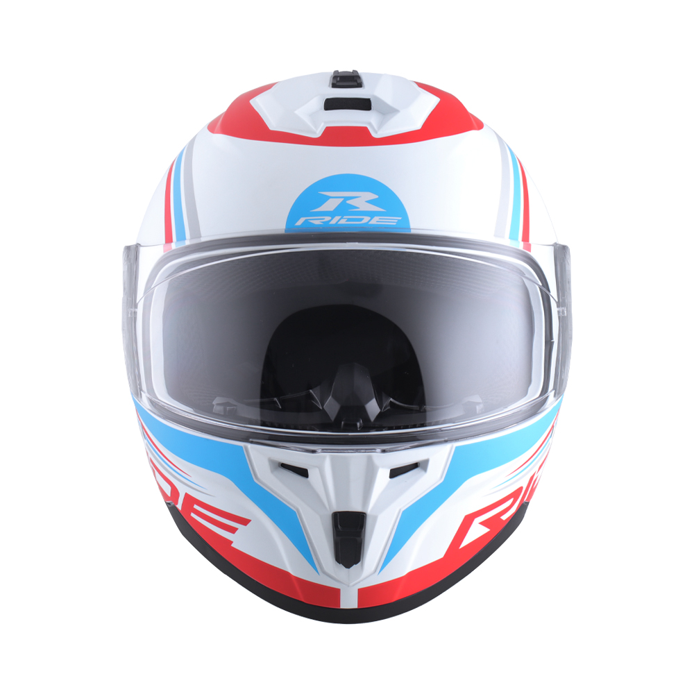Foto 2 pulgar | Casco Integral Ride Track Fearle Blanco/rojo Talla Xl