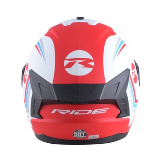 Foto 2 | Casco Integral Ride Track Fearle Blanco/rojo Talla Xl