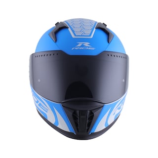 Foto 4 | Casco Integral Ride Track Sc Triade Gris/azul Talla L, Antirayones, Certificación Dot