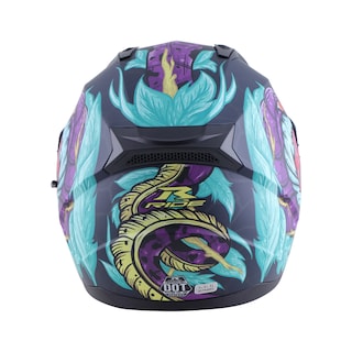 Foto 2 | Casco Integral Ride Track Hr Beastic Negro/verde Talla L Visor Antirayones, Dot
