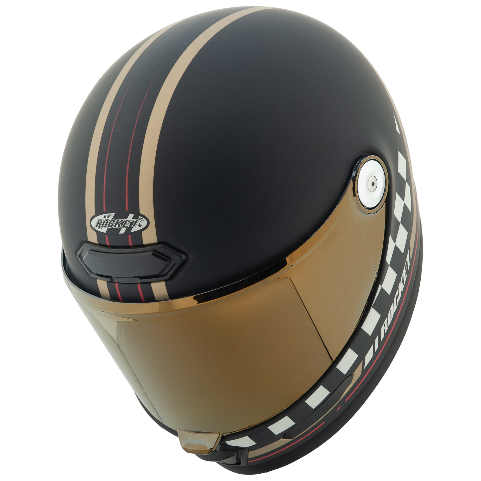 Foto 5 pulgar | Casco Joe Rocket Rkt 180 Classic 92’ Certificación Dot, Mica Resistente A Rayos Uv, Ventilación Cross Link Y F