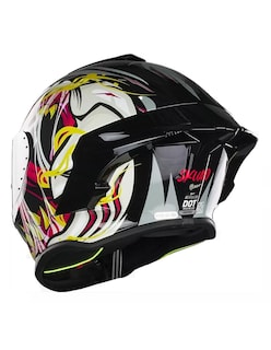 Foto 4 | Casco Para Moto Kov Buster Skualo Negro Cert Dot Mica Humo