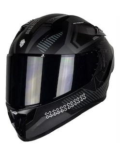 Foto 1 | Casco Para Moto Kov Ares Knox Negro Gris Cert Dot Mica Humo