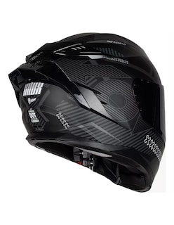 Foto 6 | Casco Para Moto Kov Ares Knox Negro Gris Cert Dot Mica Humo