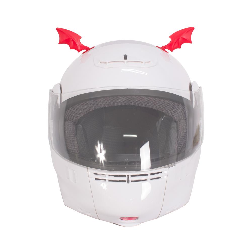 Foto 2 | Alas Para Casco De Moto Rojas Adorno Kinlley