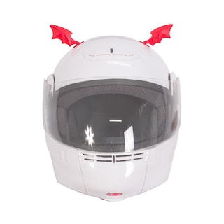 Foto 2 | Alas Para Casco De Moto Rojas Adorno Kinlley