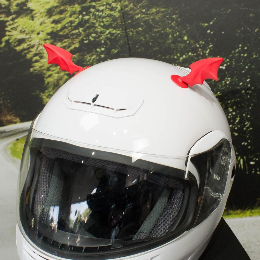 Foto 5 | Alas Para Casco De Moto Rojas Adorno Kinlley