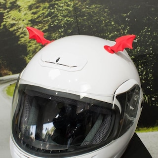 Foto 5 | Alas Para Casco De Moto Rojas Adorno Kinlley
