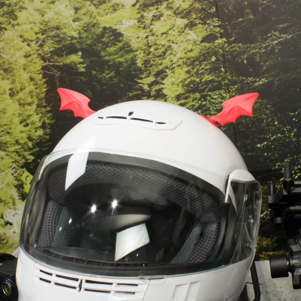 Foto 6 | Alas Para Casco De Moto Rojas Adorno Kinlley