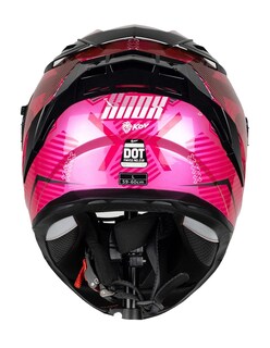 Foto 4 | Casco Integral De Moto Kov Ares Knox Rosa Negro Dot