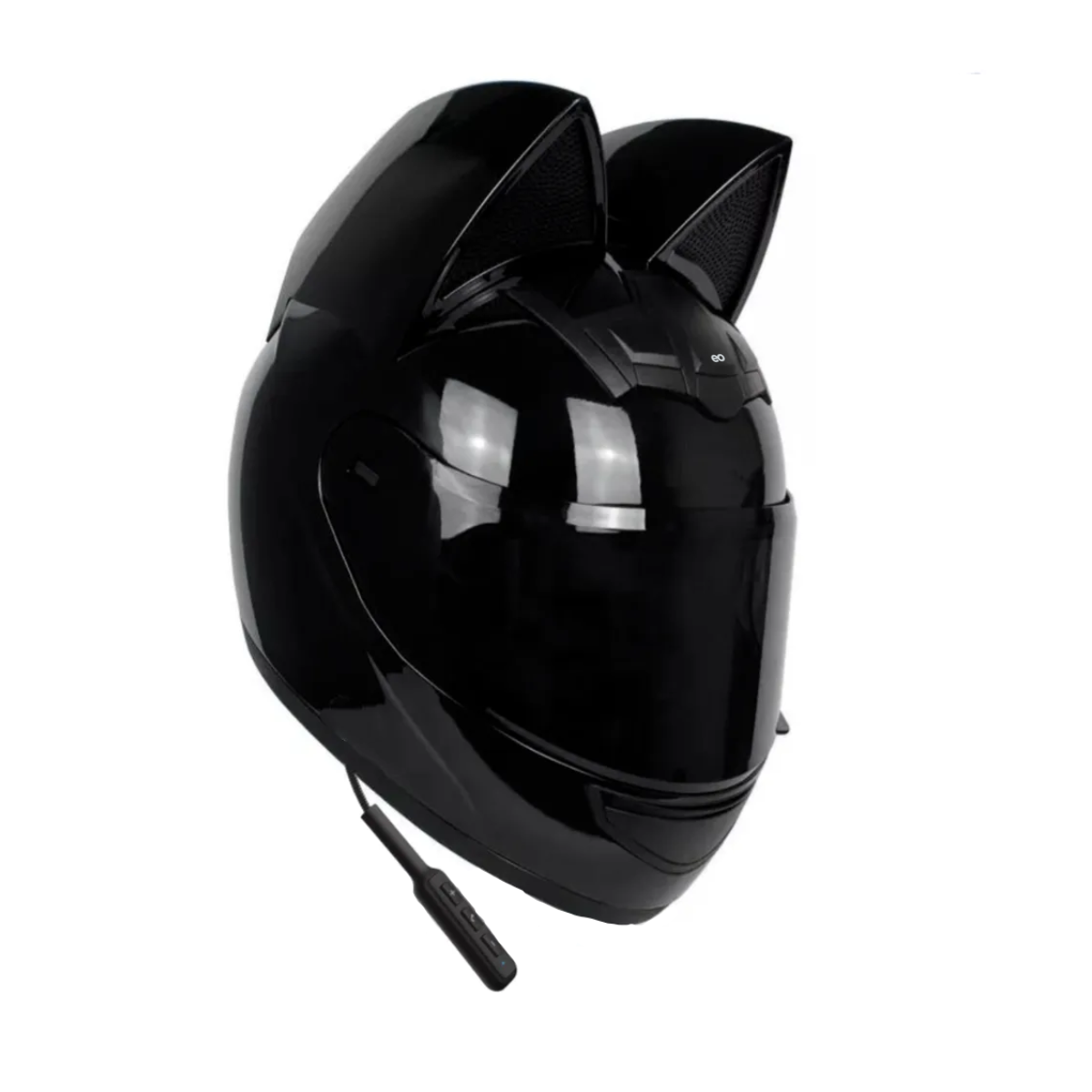 Foto 2 pulgar | Casco Certificado Con Bluetooth Oreja De Gato Talla Ch Eo Safe Imports Esi-19998 Negro