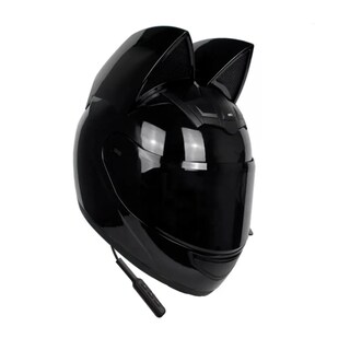 Foto 1 | Casco Certificado Con Bluetooth Oreja De Gato Talla Ch Eo Safe Imports Esi-19998 Negro